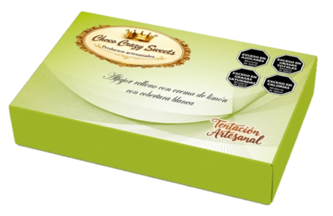 A17 crema de limón Caja x 6 Alfajores Crema de limón - Image 1