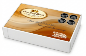 Caja x 6 Alfajores chocolate semiamargo