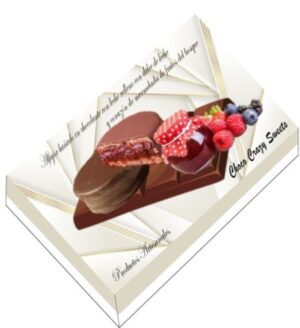 Caja x 6 Alfajores corazón frutos del bosque