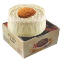 Presentación alfajor Individual Almendras Blanco - Image 1