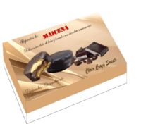 Mini alfajor de maicena x 12 u con semiamargo - Image 1