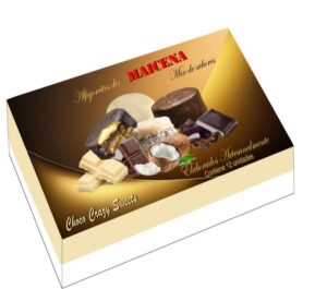 Mini alfajor de maicena x 12 u variedades