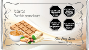 Tabletón marroc con blanco