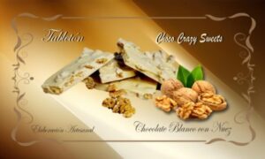 Tabletón blanco con almendras