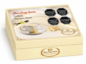 Caja x 18 Tabletitas de chocolate blanco